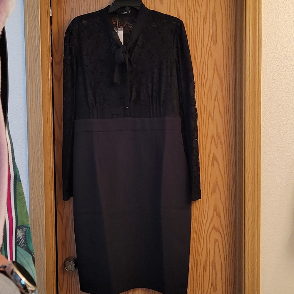 Liza Luxe Lace Top Dress